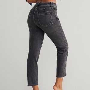 Free People crvy size 31 high rise vintage straight jeans